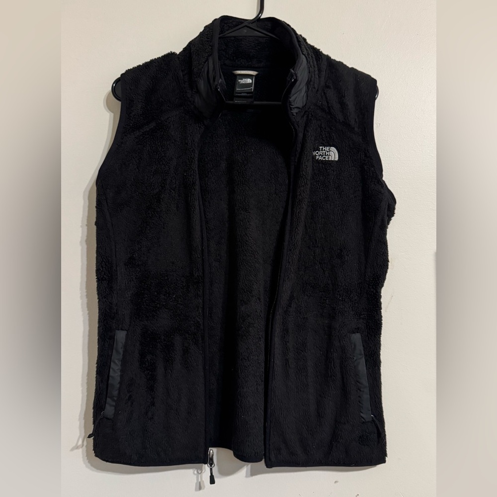 The North Face Midnight Black Fleece Vest Size S